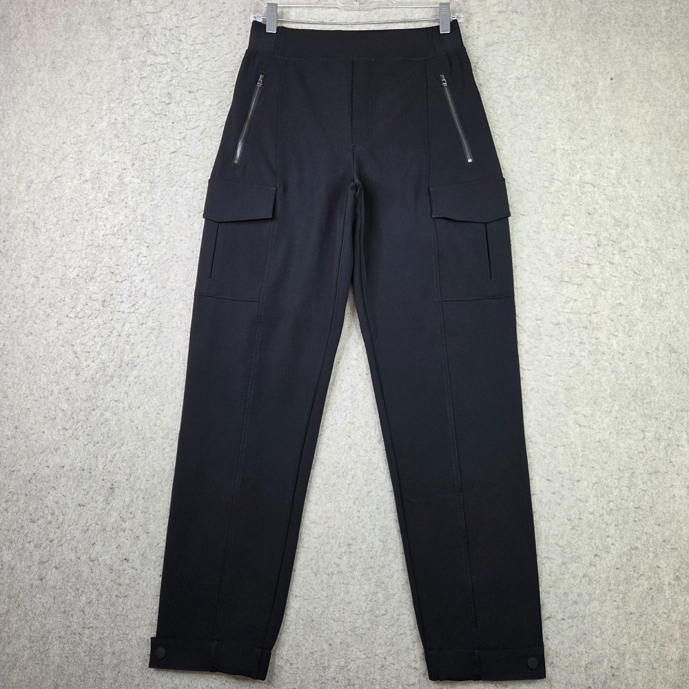 Athleta Endless High Rise Cargo Pant Black Women Size 2 Gorpcore Skater Packable